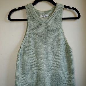 Madewell Sage Green Sweater Tank - Size XS
